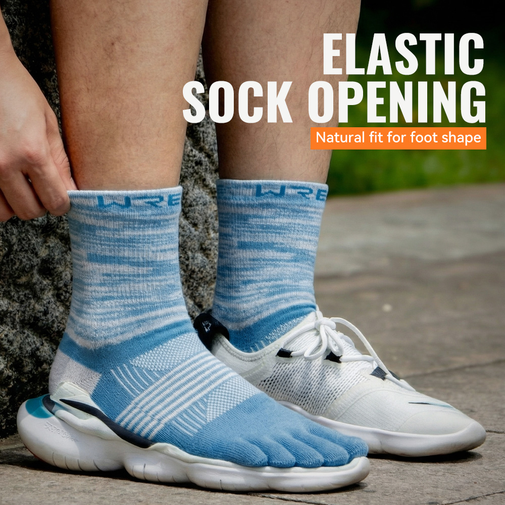 WRELS 1/2/3 Pair Five Finger S - Anti Blister Sock recension och pris