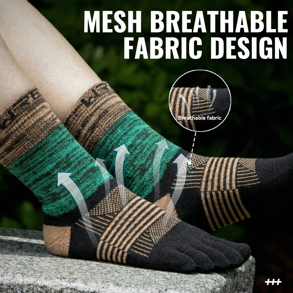 WRELS 1/2/3 Pair Five Finger S - Anti Blister Sock recension och pris