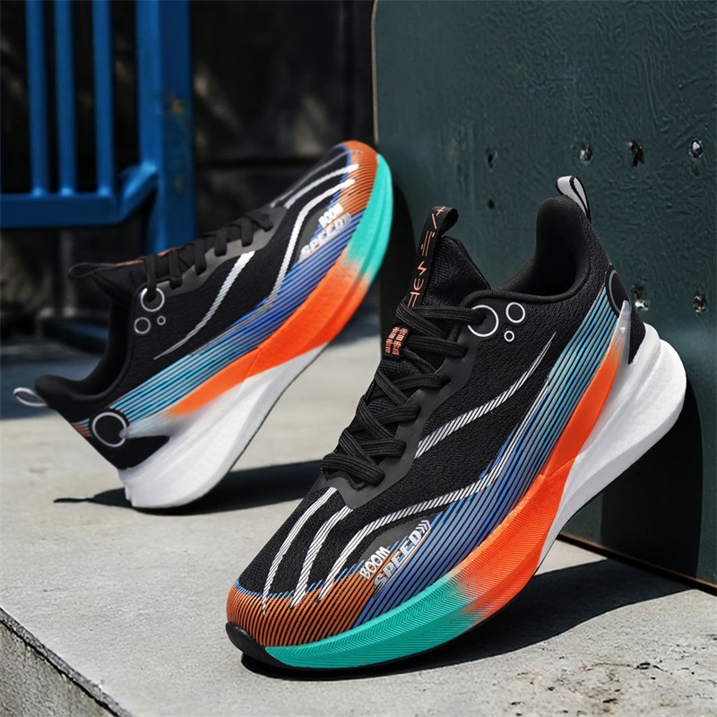 Men's Stylish Breathable Carbo - Running Shoe Carbon recension och pris