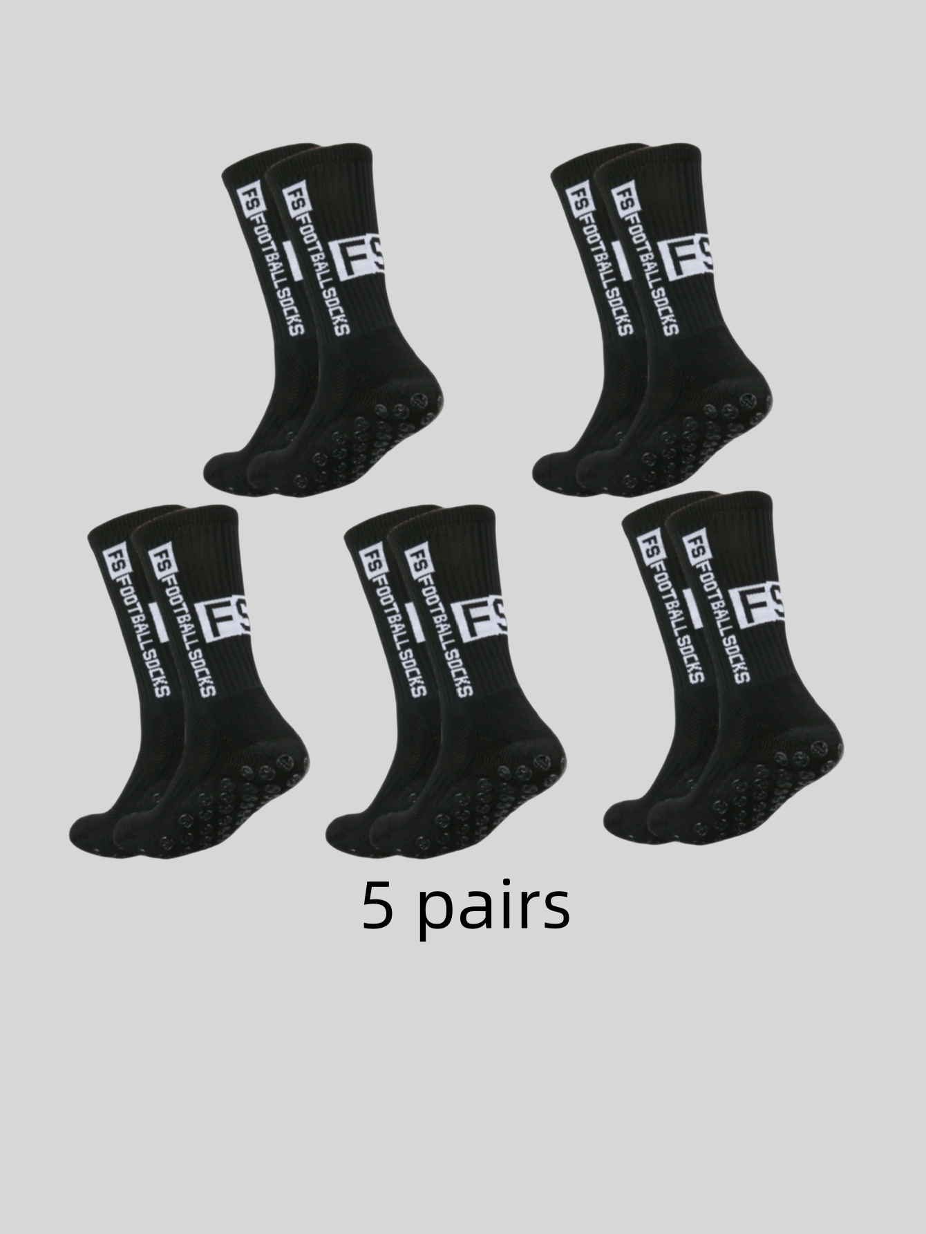 5 pairs of multi-color adhesiv - Anti Blister Sock recension och pris