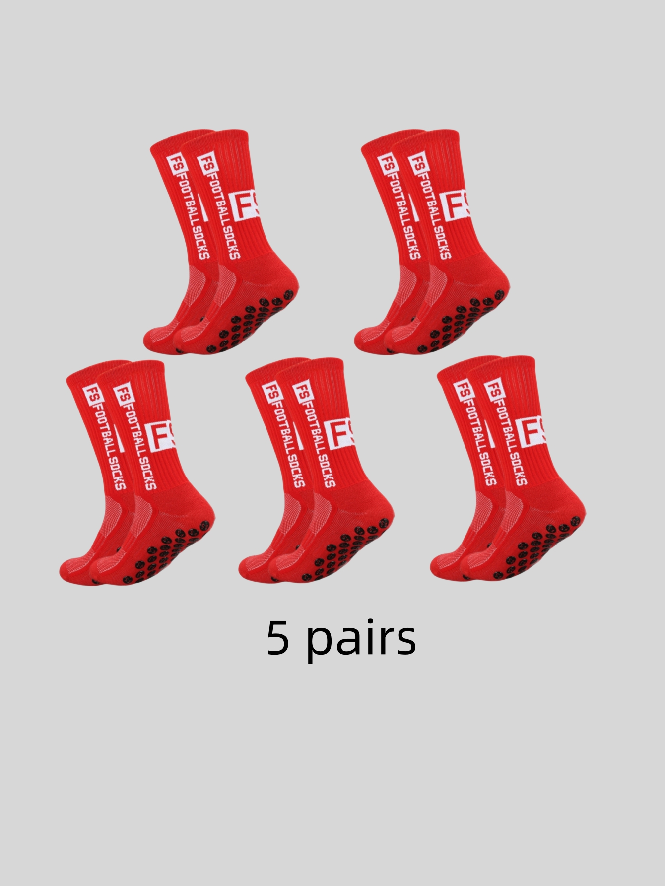 5 pairs of multi-color adhesiv - Anti Blister Sock recension och pris