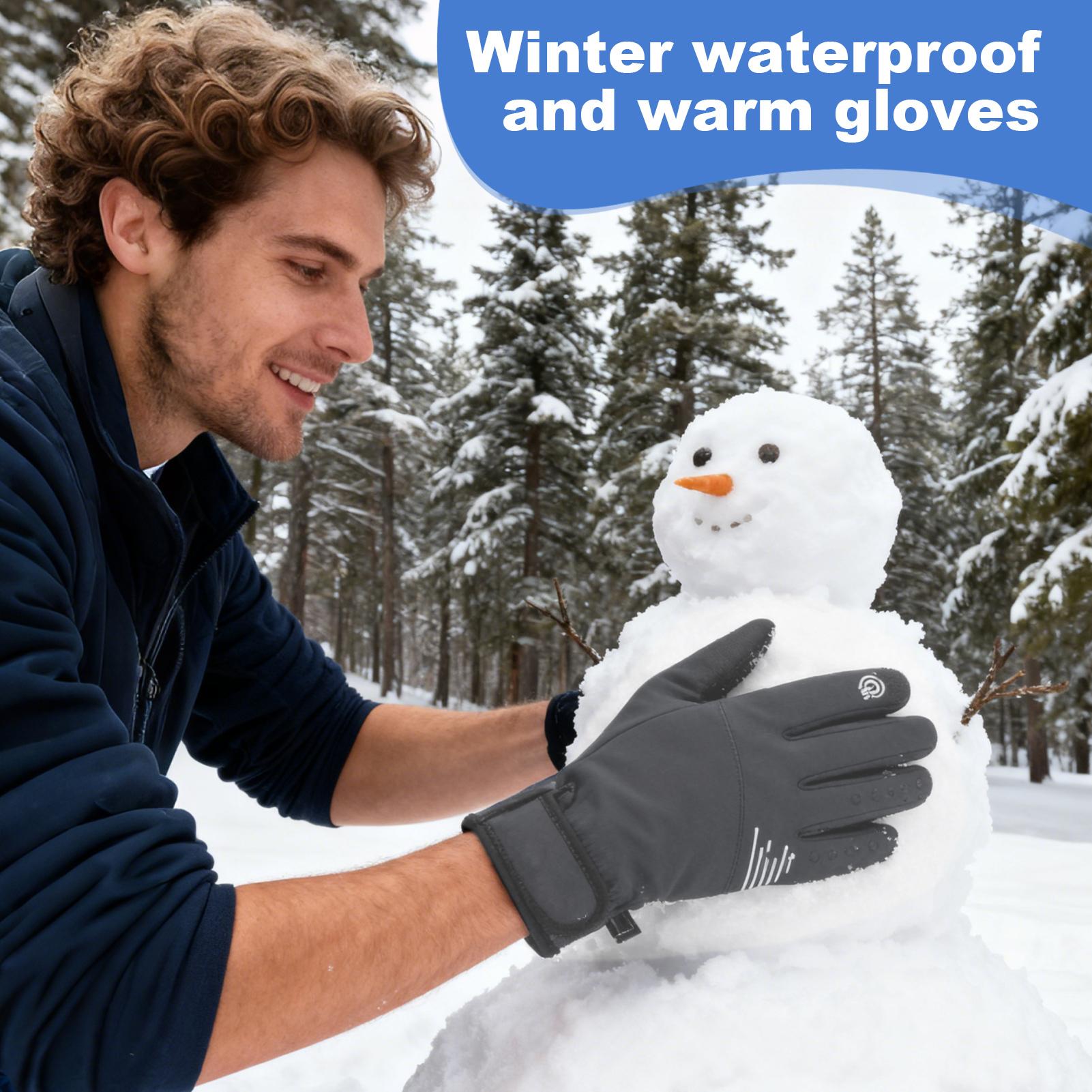 Winter warm Gloves Windproof T - Running Gear For Cold Weather recension och pris