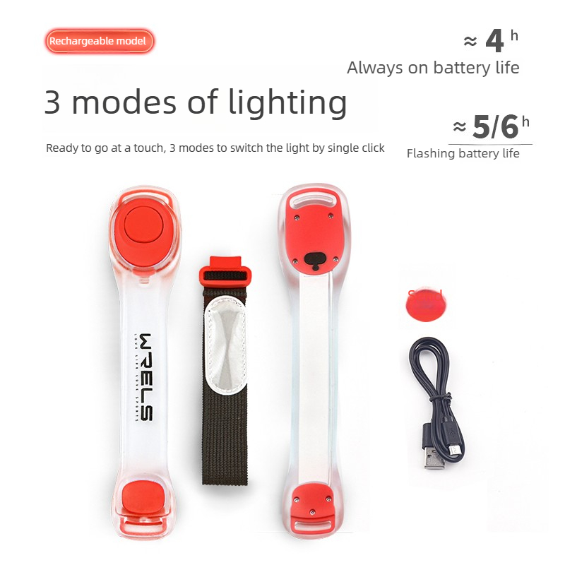 Rechargeable LED Light-Up Arm/ - New Gear Running recension och pris