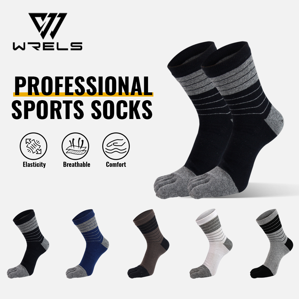 WRELS 1/2/3 Pairs Toe Socks Co - Anti Blister Sock recension och pris
