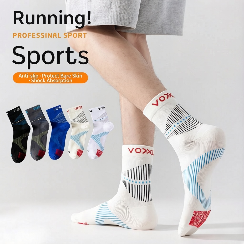 WRELS 1/2/3 Pairs Running Sock - Anti Blister Sock recension och pris