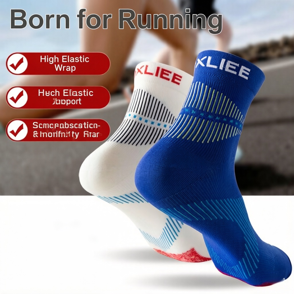 WRELS 1/2/3 Pairs Running Sock - Anti Blister Sock recension och pris