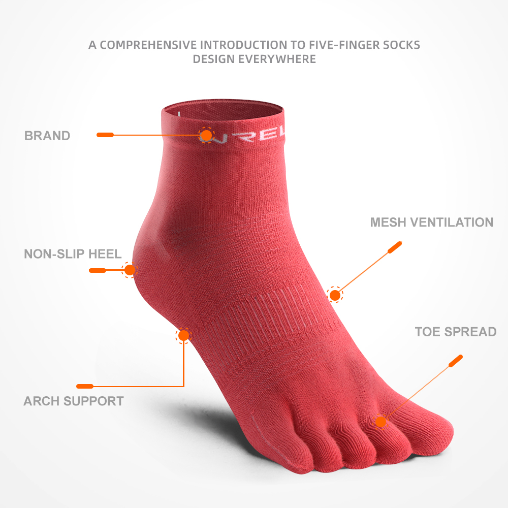 WRELS COOLMAX Five-finger Outd - Anti Blister Sock recension och pris
