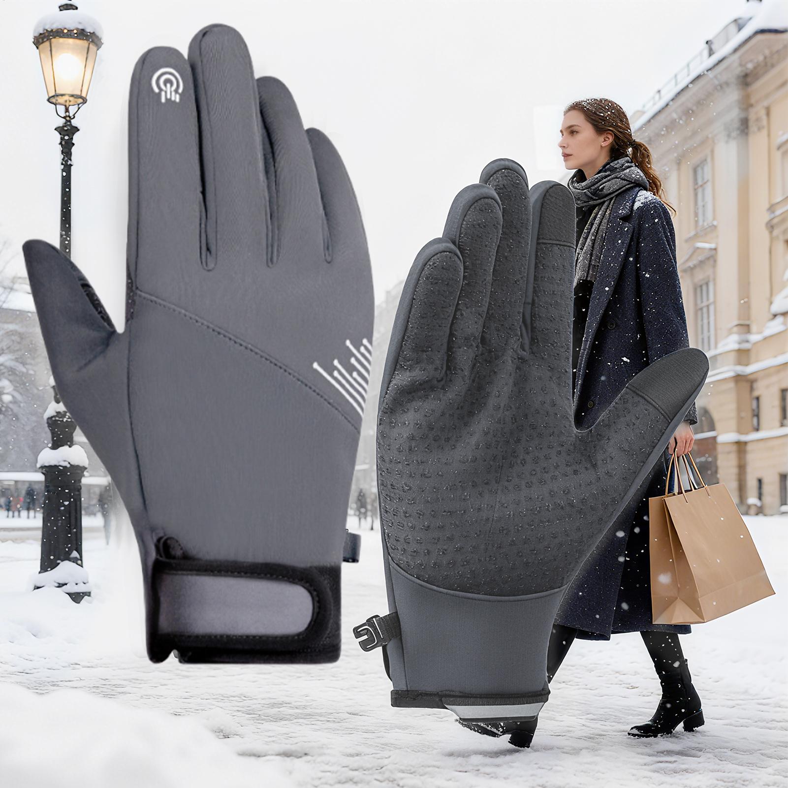 Winter Gloves Women Windproof  - Running Gear For Cold Weather recension och pris