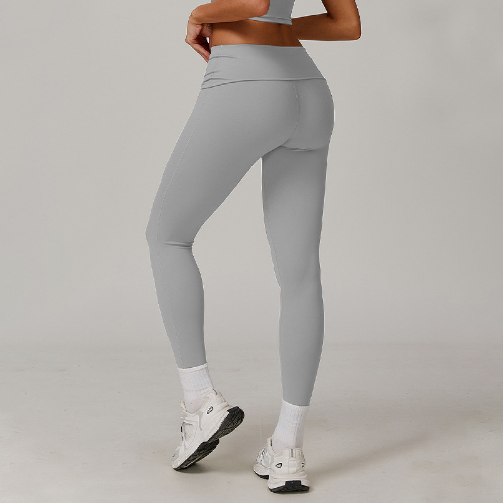 Athletic Yoga Pants Women Fold - Running Gear Gym recension och pris