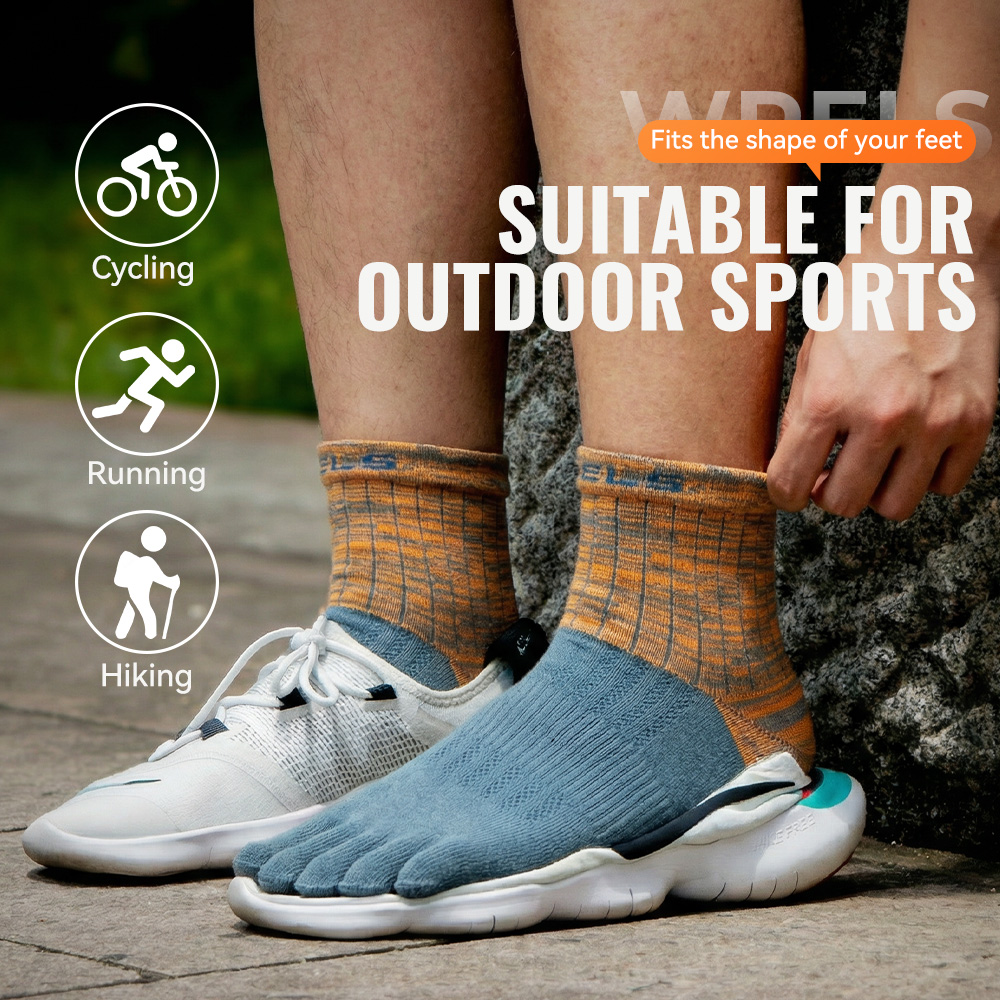 WRELS 1/2/3pairs COOLMAX Five  - Anti Blister Sock recension och pris