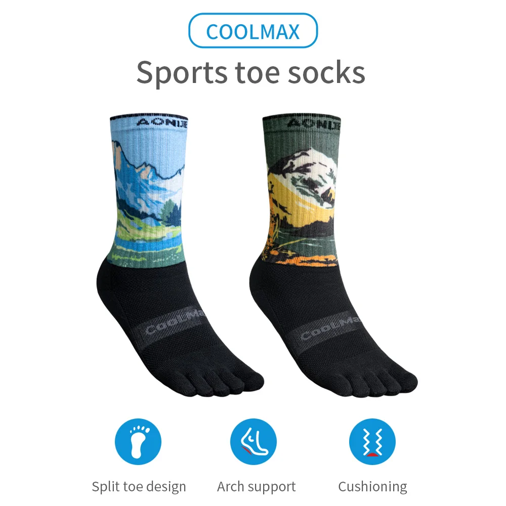 AONIJIE E4843 One Pair Toe Soc - Anti Blister Sock recension och pris