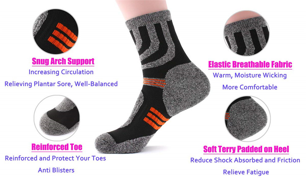 5 Pairs Socks Men Anti Blister - Anti Blister Sock recension och pris